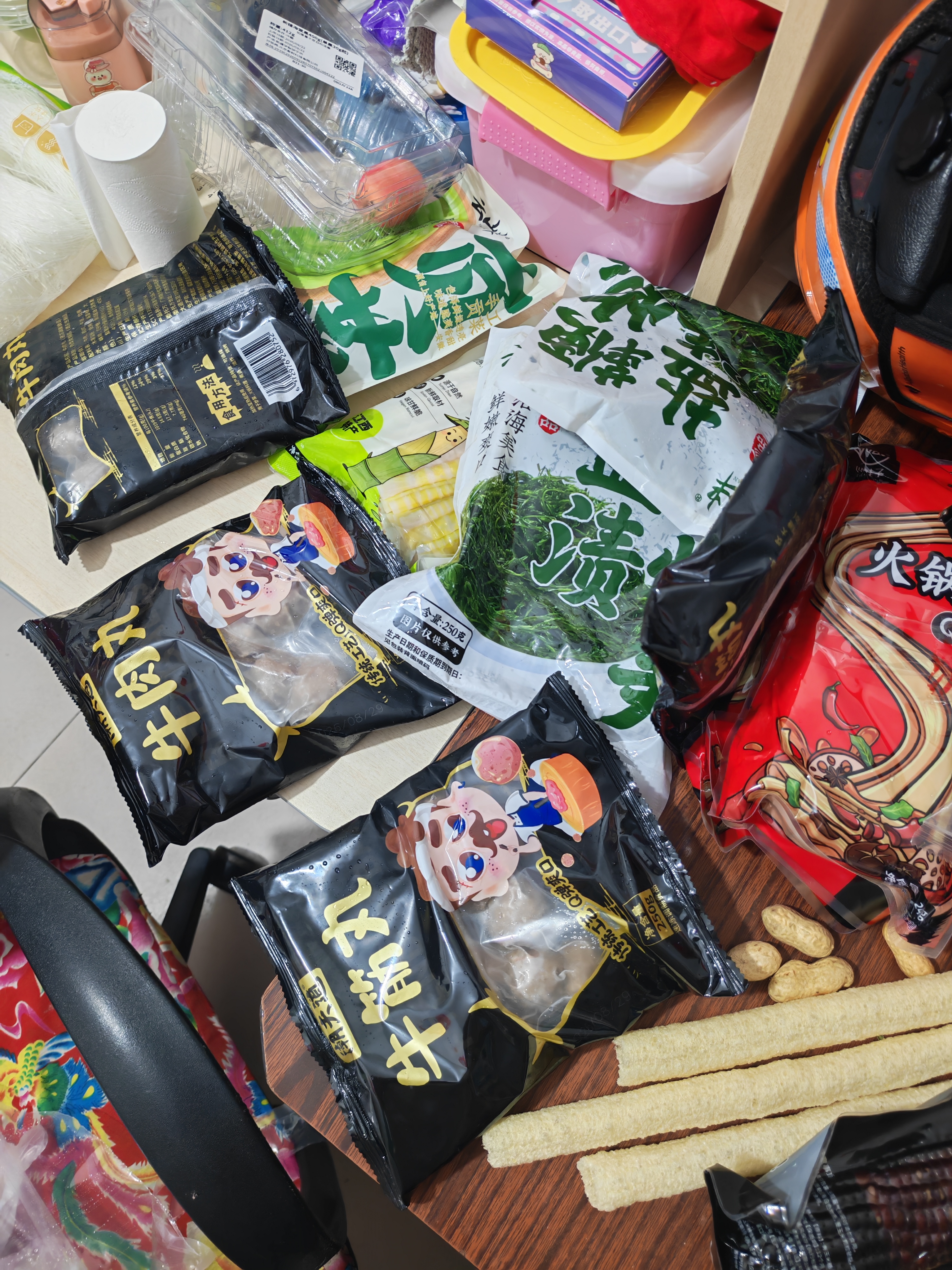 大龍燚火锅四宝2斤食材套餐毛肚生鲜黑白千层鸭肠牛肚百叶固形物70% 实拍图