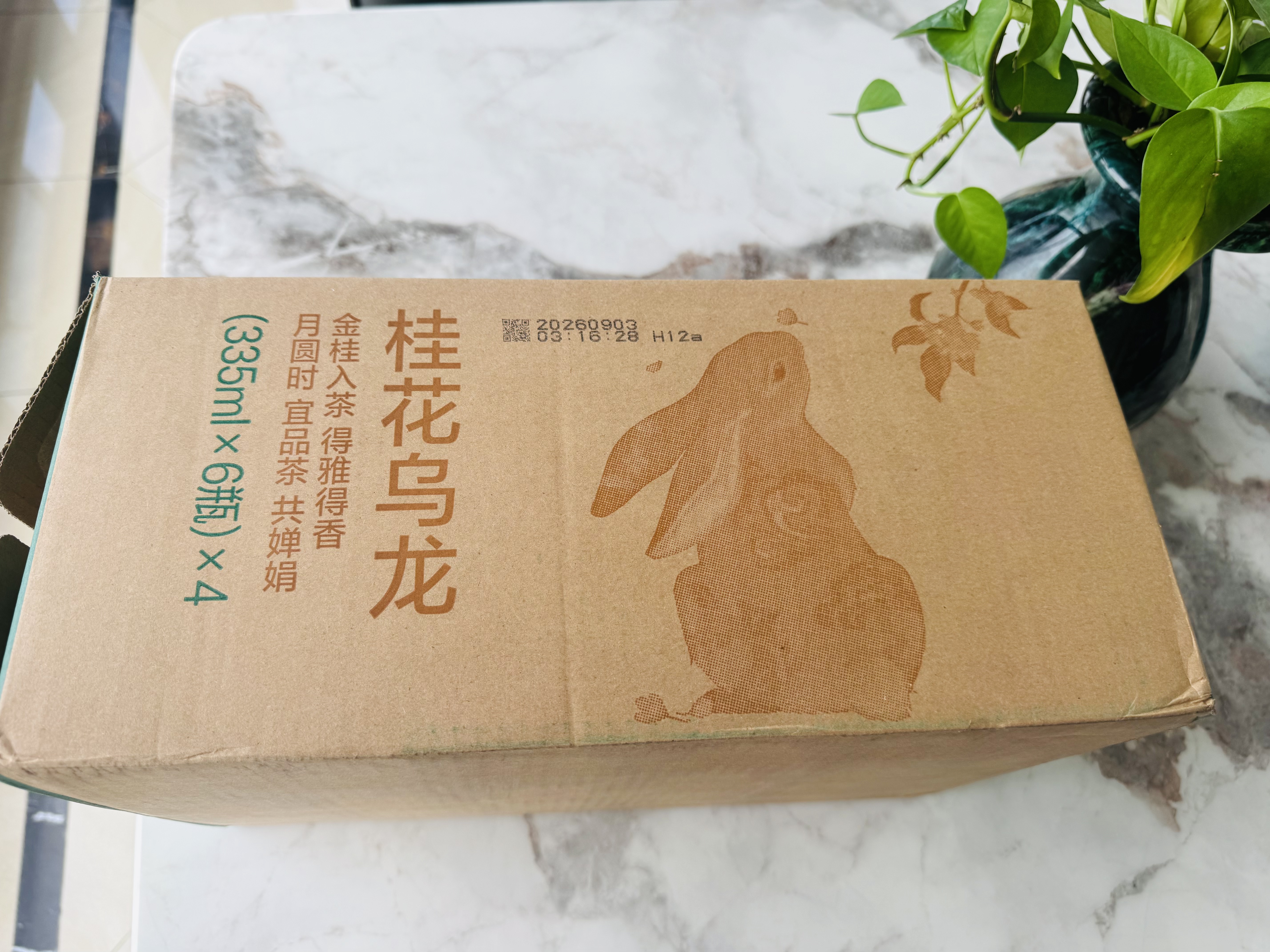 农夫山泉东方树叶桂花乌龙茶335ml*24瓶无糖茶饮料0糖0脂0卡【金秋限定】 实拍图