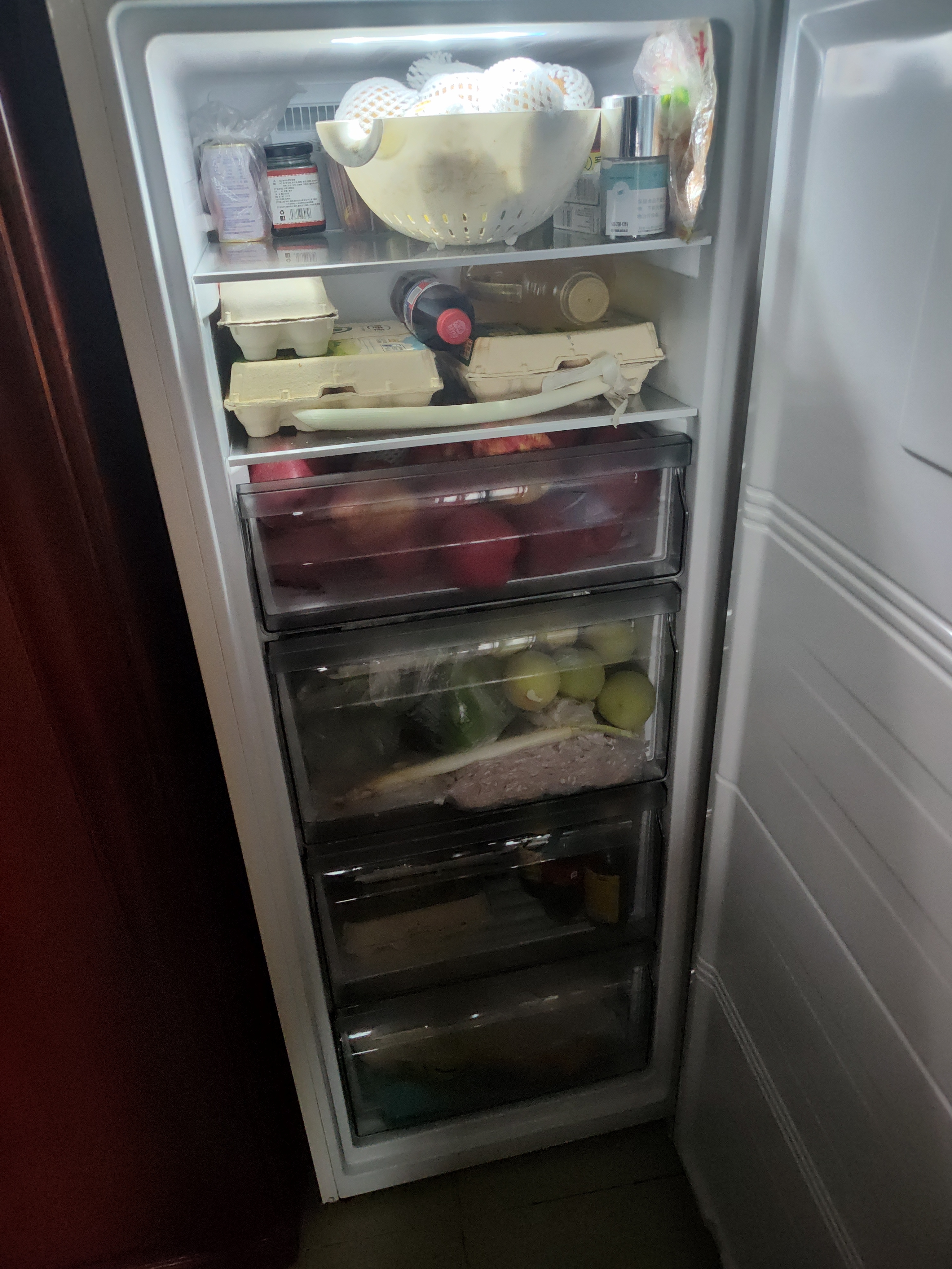 容声大冰象201L立式冰柜小型家用风冷无霜变频新一级能效-40℃冷藏冷冻小冰箱BD-201E30LNLAD国家补贴 晒单实拍图