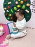 成长寄婴儿袜子冬季加绒加厚男宝中筒袜新生宝宝室内学步防滑隔凉地板袜 实拍图