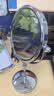 京东京造花漾系列高清双面台式化妆镜金属放大镜梳妆镜办公室寝室桌旋转 实拍图