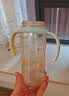 贝亲（Pigeon）防胀气 自然成长翻盖直饮吸管 大童奶瓶330ml 马戏团 18月+ AA279 实拍图