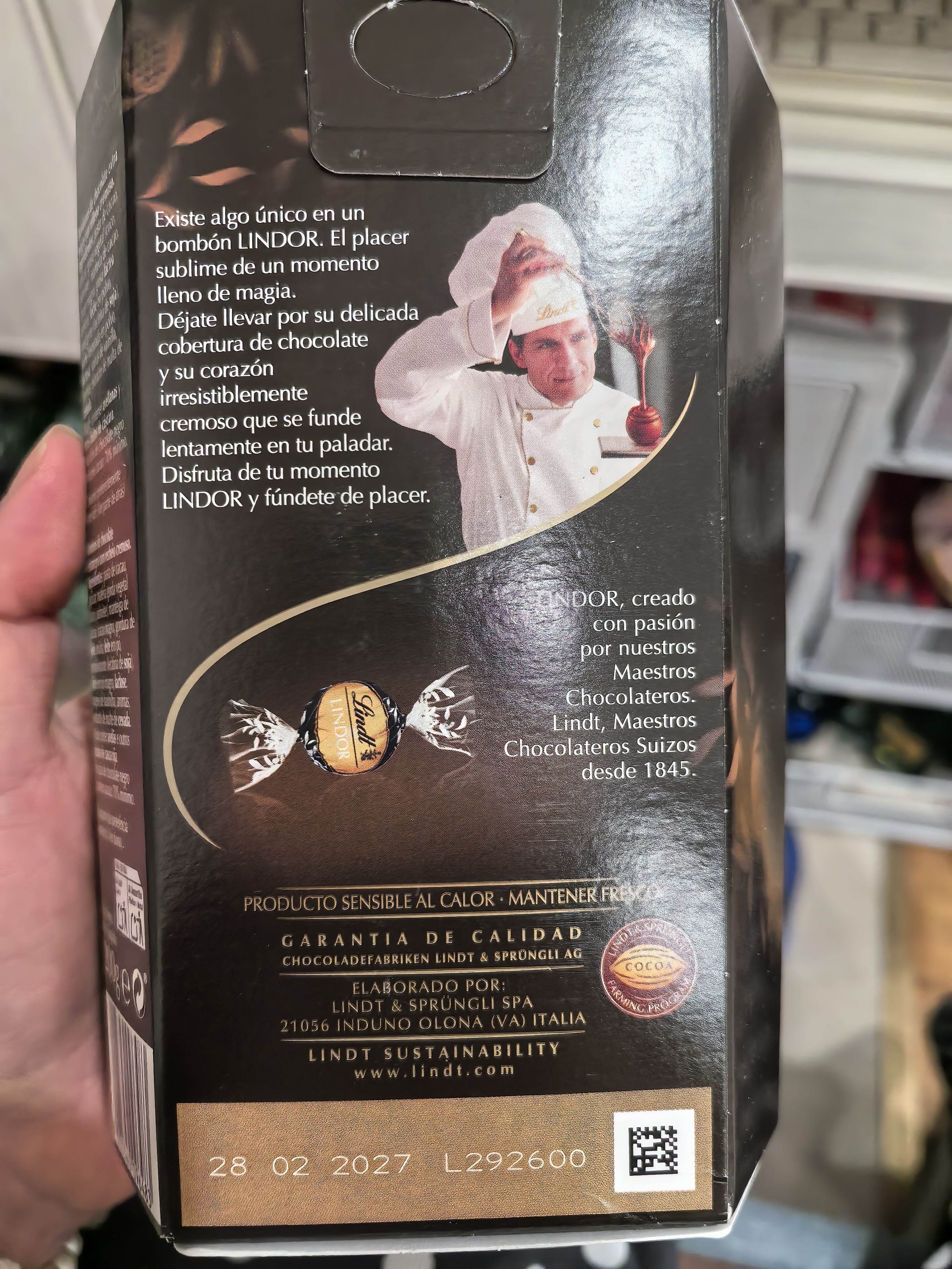 瑞士莲（lindt）70%特浓软心黑巧克力约16粒200g喜糖礼物零食中秋节伴手礼物盒 实拍图