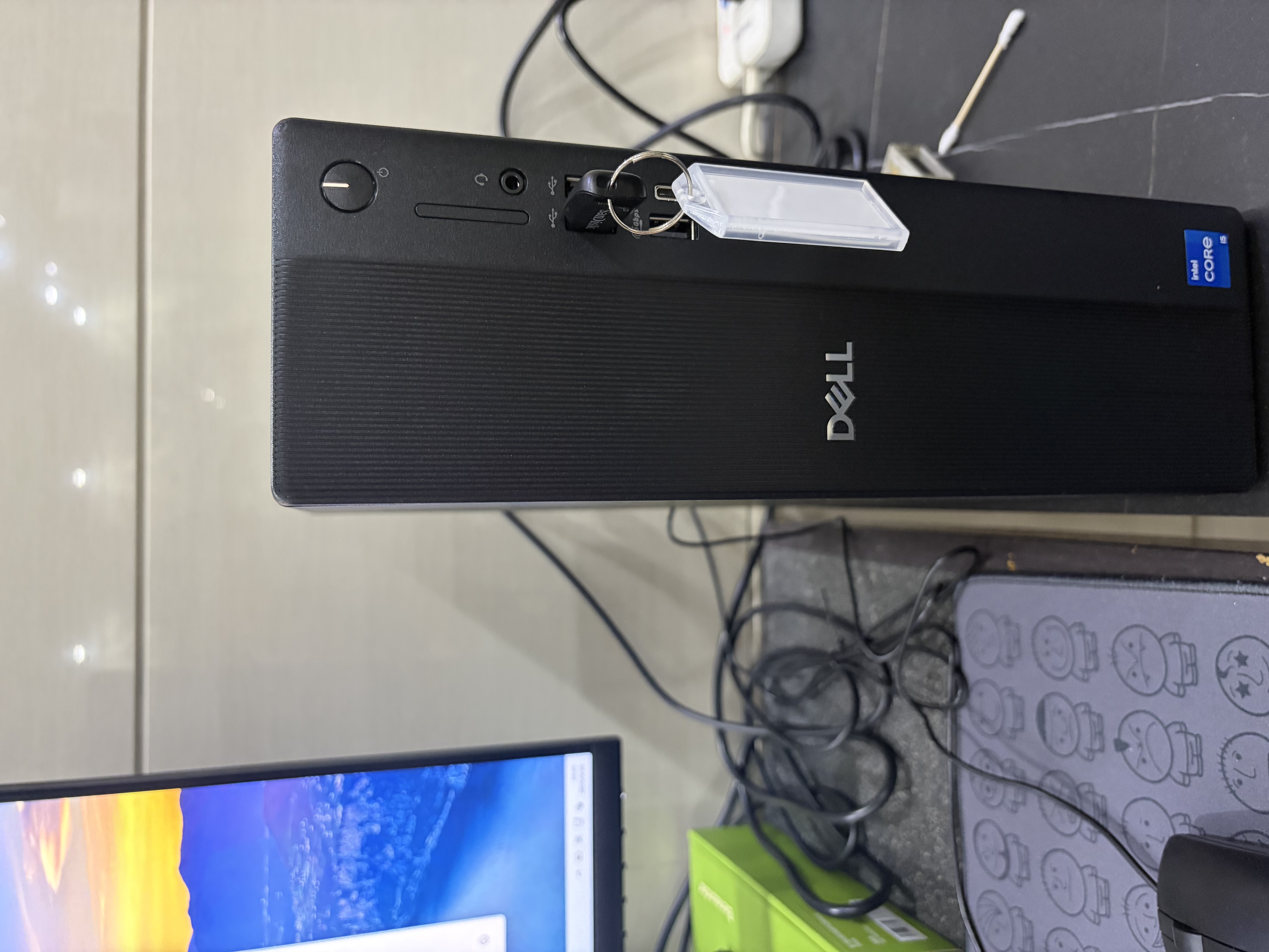 戴尔成就 新款 高性能台式电脑主机(14代i5-14400 16G DDR5 1TB)21.5英寸 商用办公学习 实拍图