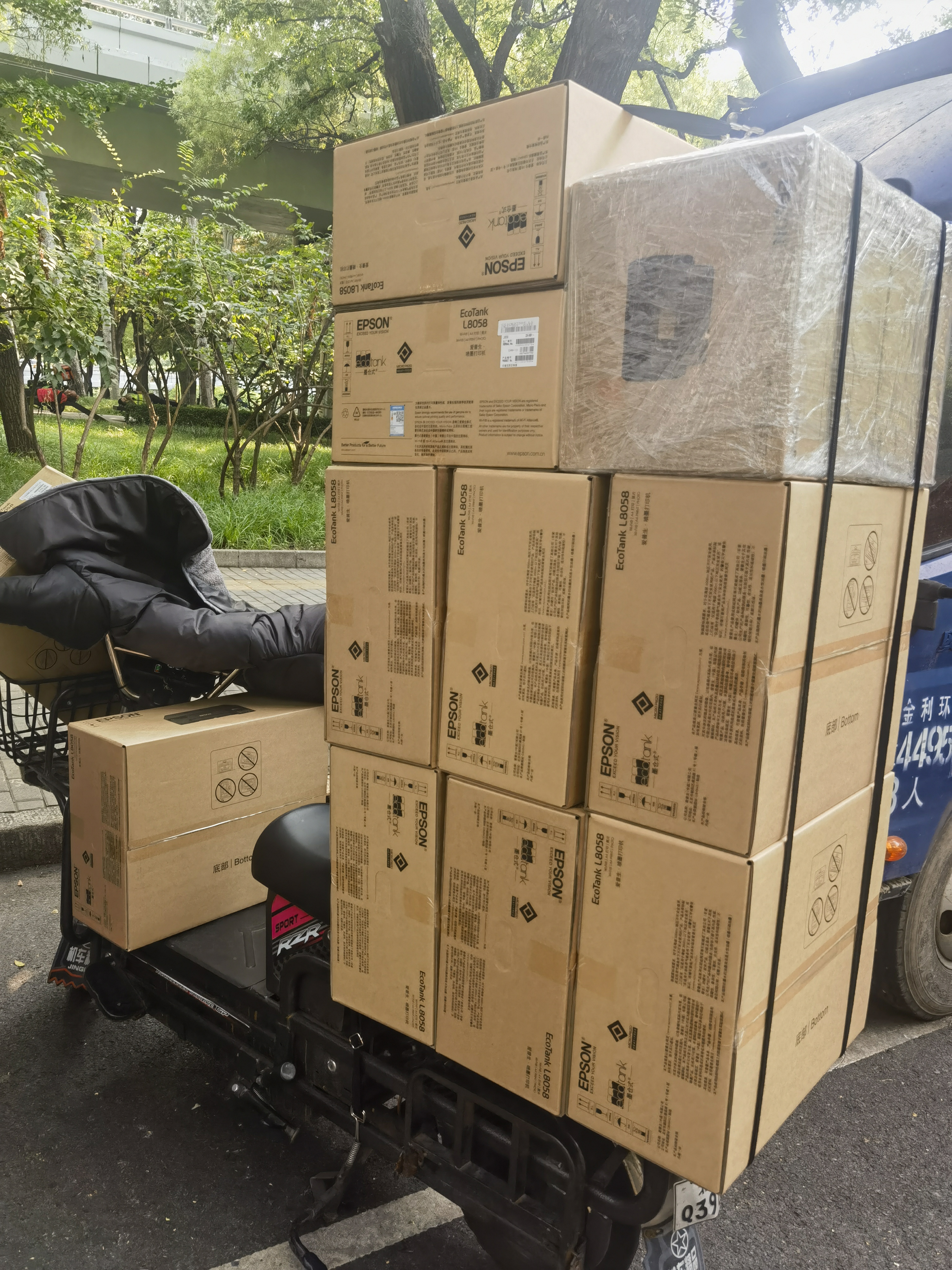 爱普生（EPSON）【6代新品】L1358 墨仓式A4彩色无线单功能家用打印机 家用/办公 AI学习打印机（微信/远程打印） 实拍图