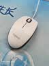 罗技（Logitech）M100r 鼠标 有线鼠标 办公鼠标 对称鼠标 大手鼠标 白色 实拍图