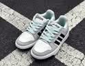 adidas ENTRAP美式校园风运动鞋少年感复古篮球风板鞋阿迪达斯 白色/矾土棕/黑色   43 实拍图