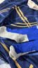 KELME/卡尔美儿童高筒足球袜过膝学生比赛训练毛巾底加厚防滑长筒袜子 彩蓝-幼儿款（27-32） 实拍图