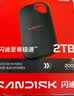 Sandisk闪迪2TB Type-c USB3.2 NVMe移动固态硬盘（PSSD）E61卓越版 1050MB/s三防保护手机笔记本电脑外接SSD 实拍图