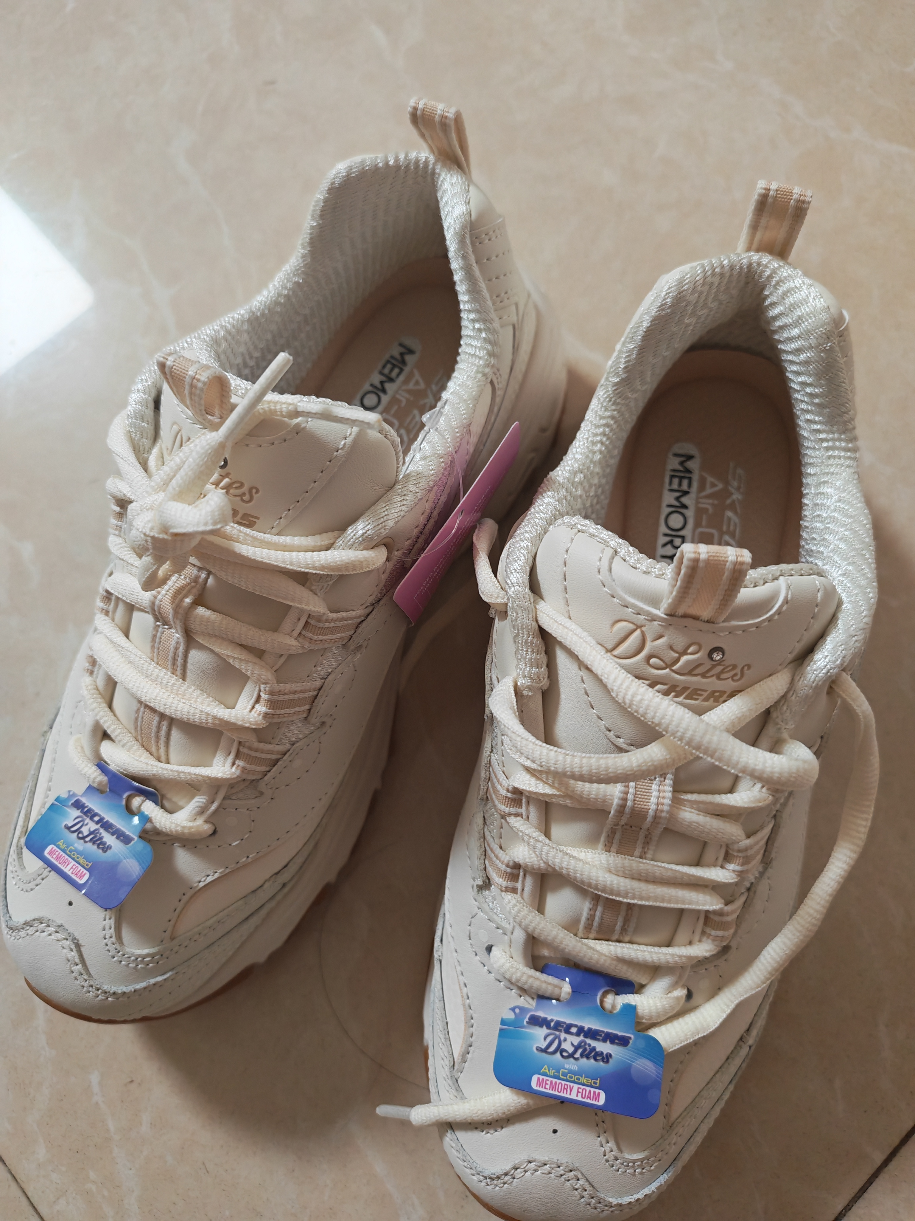 斯凯奇（Skechers）美拉熊老爹鞋女士秋季厚底增高熊猫鞋复古通勤休闲运动鞋 实拍图