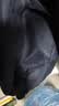 浩赢 男女工作服工地耐磨春秋冬季工厂汽修长袖上衣劳保服定制绣字 双层双反藏蓝 180-套装（上衣+裤子） 实拍图