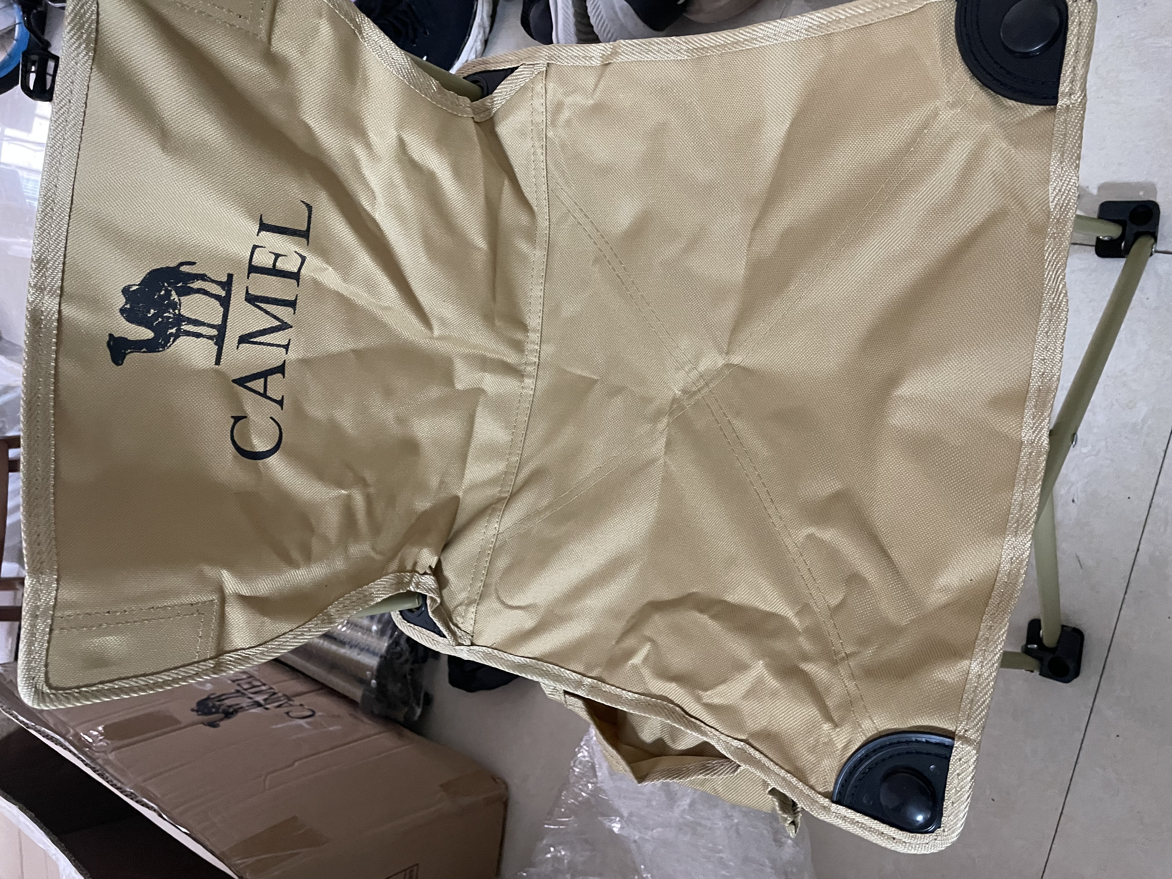 骆驼（CAMEL）户外折叠桌野餐桌子露营装备蛋卷桌套装野营桌椅套装 3654B 实拍图
