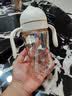 bebebus直饮吸管奶瓶1-3岁吸管杯儿童牛奶杯ppsu仿母乳防呛偏心奶嘴300ml 实拍图