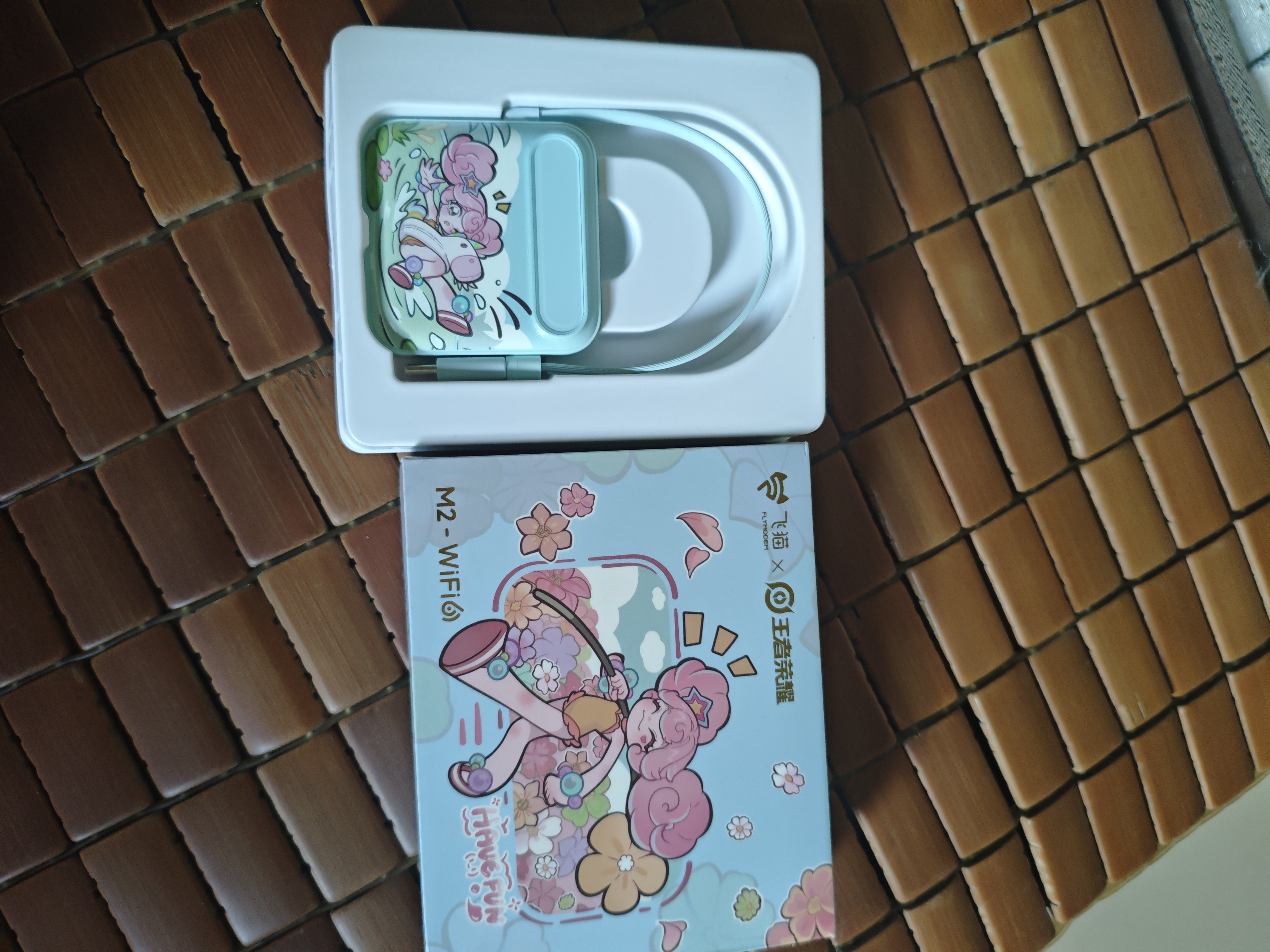 飞猫M2王者荣耀合作款 4G随身wifi6无线移动wifi免插卡无线上网卡车载随行无线网通用流量小乔款 实拍图