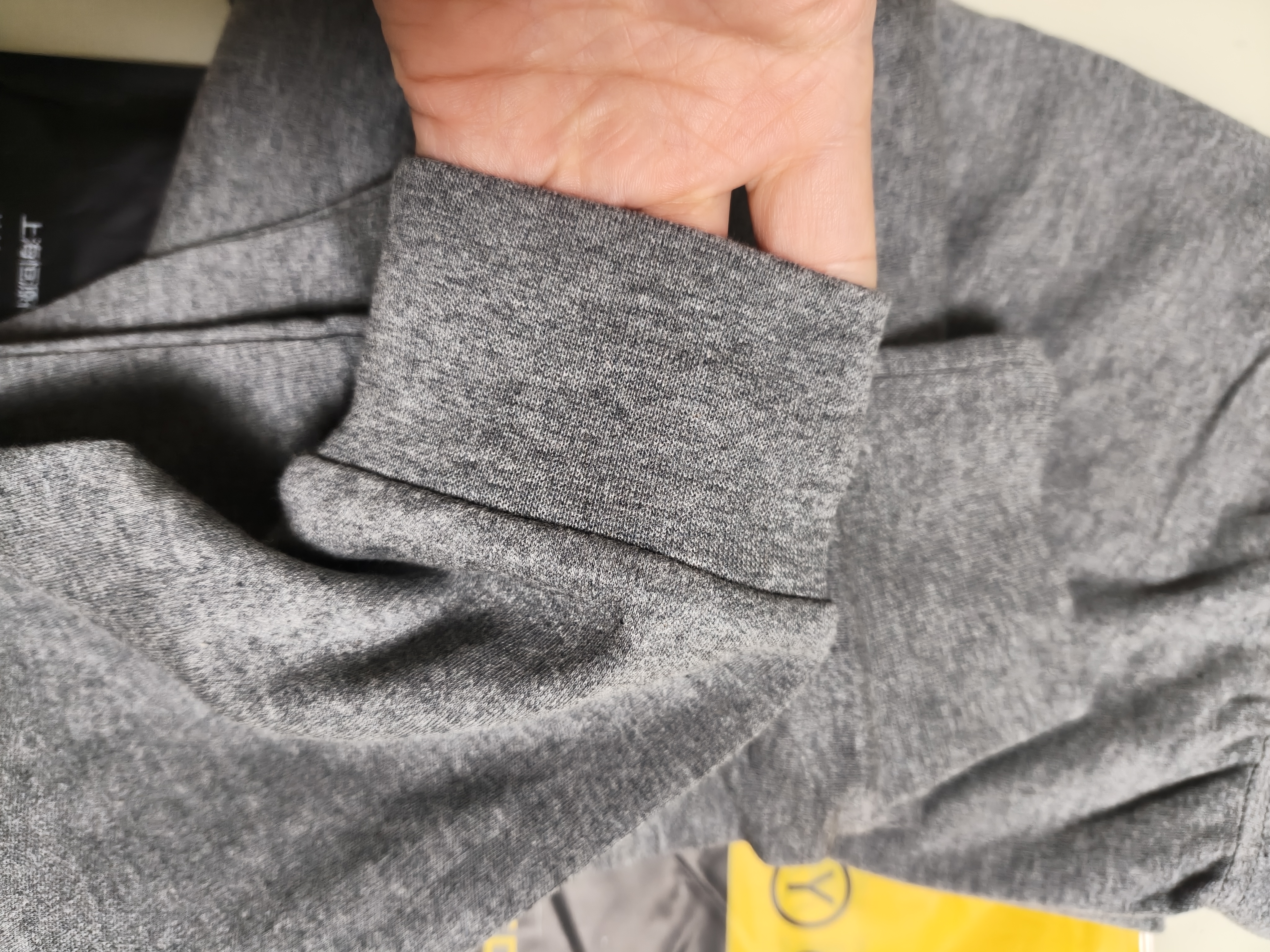 恒源祥【抑菌薄款】纯棉秋裤男士棉毛裤加大加肥秋冬保暖线裤深麻灰 实拍图