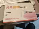 彩虹热水袋充电暖水袋暖手宝取暖器暖脚智能数显暖宝宝热敷袋 灰色 实拍图
