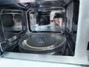 海尔（Haier）白巧不锈钢微波炉 0涂层360°转盘加热 旋转操作易洁耐用内胆 家用小型 老人适用 HW-M2003JW 实拍图