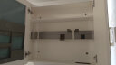 恒洁（HEGII）浴室柜 陶瓷一体盆智能美妆镜柜组合卫生间至简奶油风包安装 智能镜柜6189-080 77.5cm 晒单实拍图