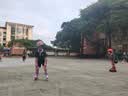 迪士尼（Disney）轮滑鞋儿童3-6-12岁闪光初学溜冰鞋女童可调旱冰直排滑轮鞋 实拍图