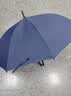 天堂伞 抗风双人雨伞长柄 10骨超大号半自动直杆晴雨两用伞商务伞深藏青 实拍图