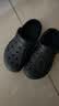 卡骆驰（crocs）经典云朵Clog女沙滩洞洞鞋凉拖鞋206750 黑色  35  实拍图