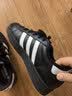 阿迪达斯（adidas）Superstar 2贝壳头三叶草经典女款运动板鞋JH9977黑色 39 实拍图