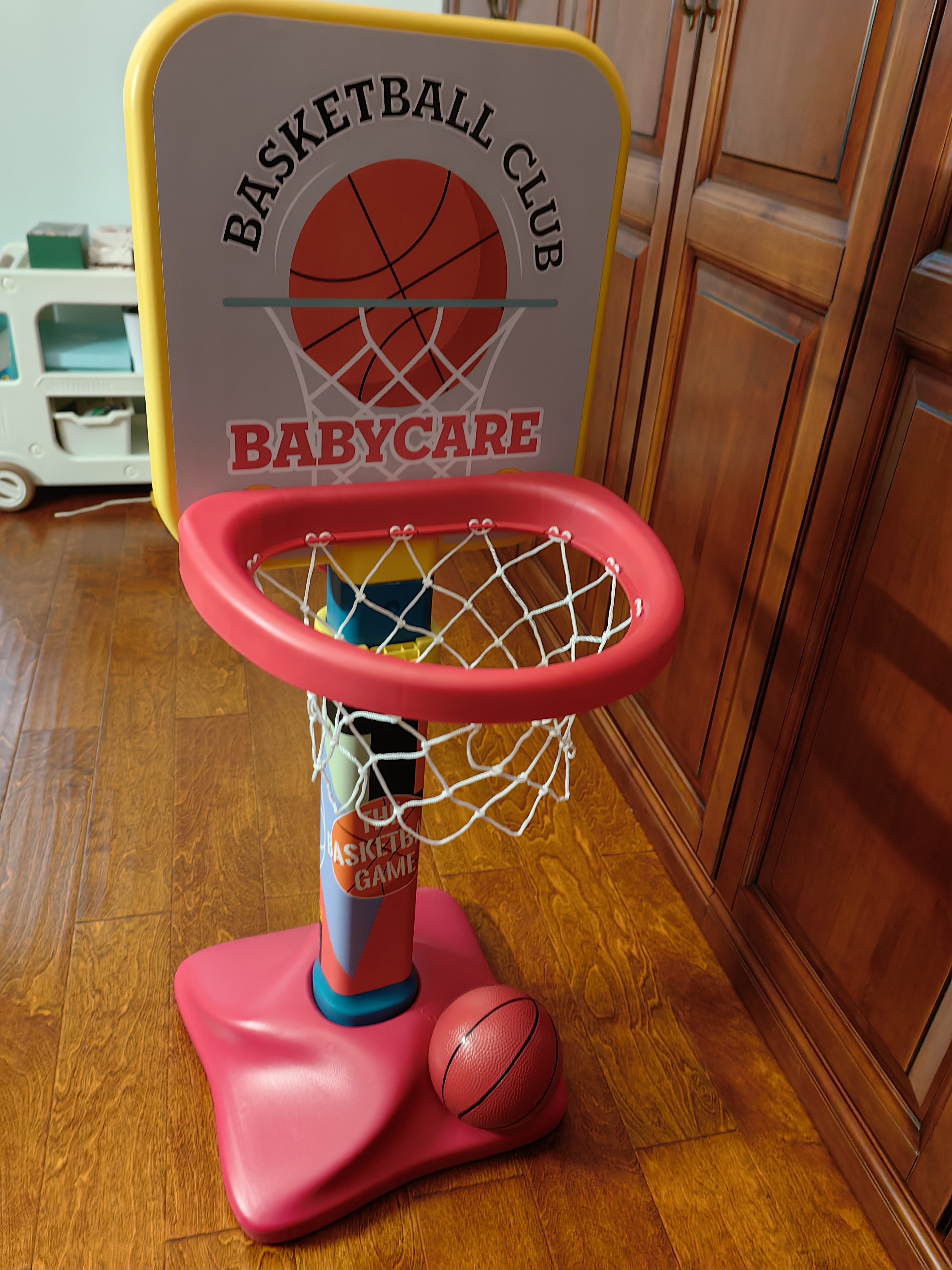 babycare儿童篮球架室内家用可升降篮球框宝宝投篮架宝宝户外运动六一礼物 实拍图
