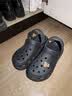 卡骆驰（CROCS）经典泡芙Clog男女一脚蹬懒人沙滩洞洞鞋 黑色 38 实拍图