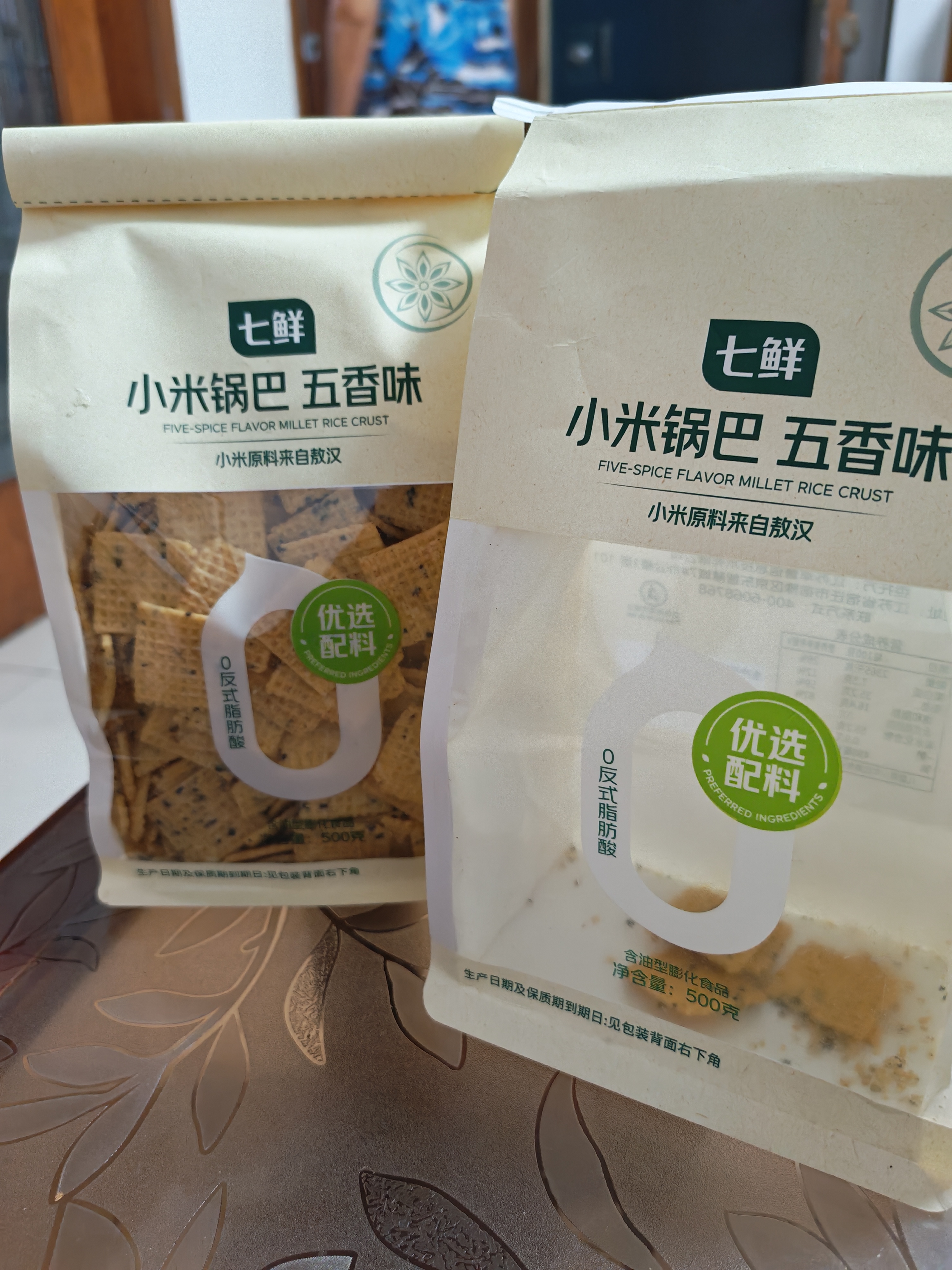 七鲜 小米锅巴（五香味）500g 实拍图
