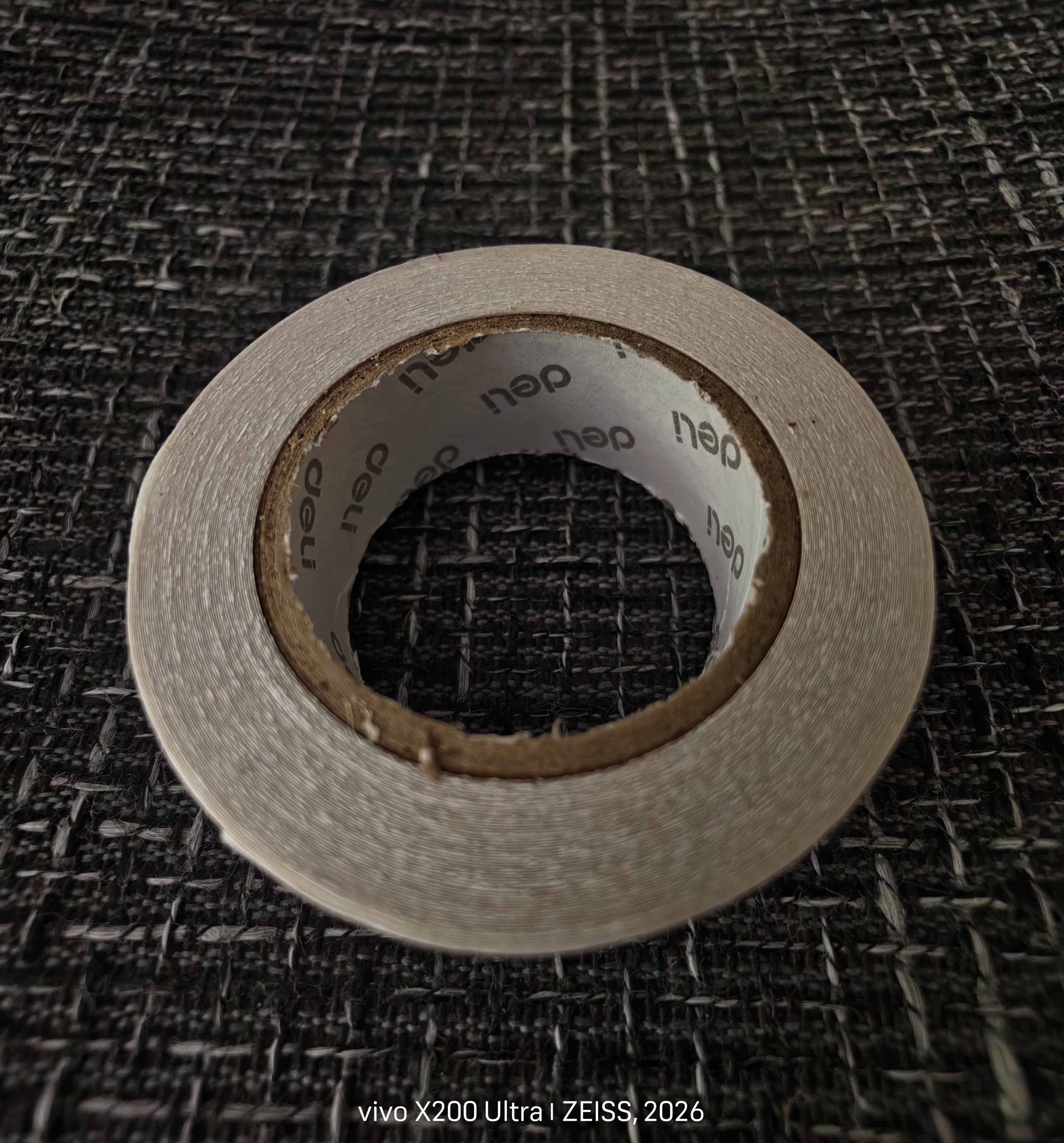 得力（deli）高粘棉纸双面胶带春联胶带 18mm*10y学生文具 开学必备学习用品 小卷芯1卷凑单 办公用品 30436 实拍图