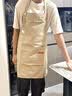 光多拉防水围裙厨房防油污家用做饭无袖帆布工作服男士女士家务清洁卡其 实拍图