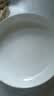 陶相惠陶瓷盘子深盘家用釉下彩2个装汤盘菜碟子7英寸纯白微波炉盘子骨瓷 实拍图