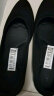 老北京布鞋女单鞋平底上班鞋牛筋底软底一脚蹬工作鞋职业黑色布鞋 黑色 40 实拍图