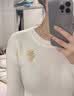 唐后高档轻奢高档珍珠花朵胸针女别针满钻叶子丝巾扣衣饰服饰配饰 实拍图
