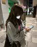 ICH MODE美式开衫卫衣外套男女同款春秋新款宽松休闲连帽上衣 浅灰色 S 实拍图