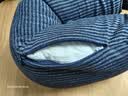 MUJI【自营限定】舒适颈部靠枕-蓝灰条纹 u型枕颈枕飞机旅行枕脖枕 实拍图