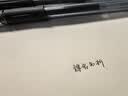 斑马牌（ZEBRA）中性笔 0.5mm子弹头签字笔 学生标记笔走珠水性笔 C-JJ100 JELL-BE 黑色 5支装 实拍图