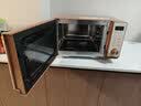 美的（Midea）【重磅新品】2026新款小滋味微烤炸炖一体机家用变频微波炉烤箱空气炸锅不锈钢内胆23L复古F23G4 实拍图