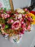 爱已装糖仿真花摆件北欧风假花花束塑料花套装陶瓷花瓶粉色客厅餐桌装饰 实拍图