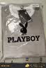 花花公子（PLAYBOY）卫衣男秋季长袖T恤男士休闲宽松潮流外套男装上衣服 白灰 2XL 实拍图
