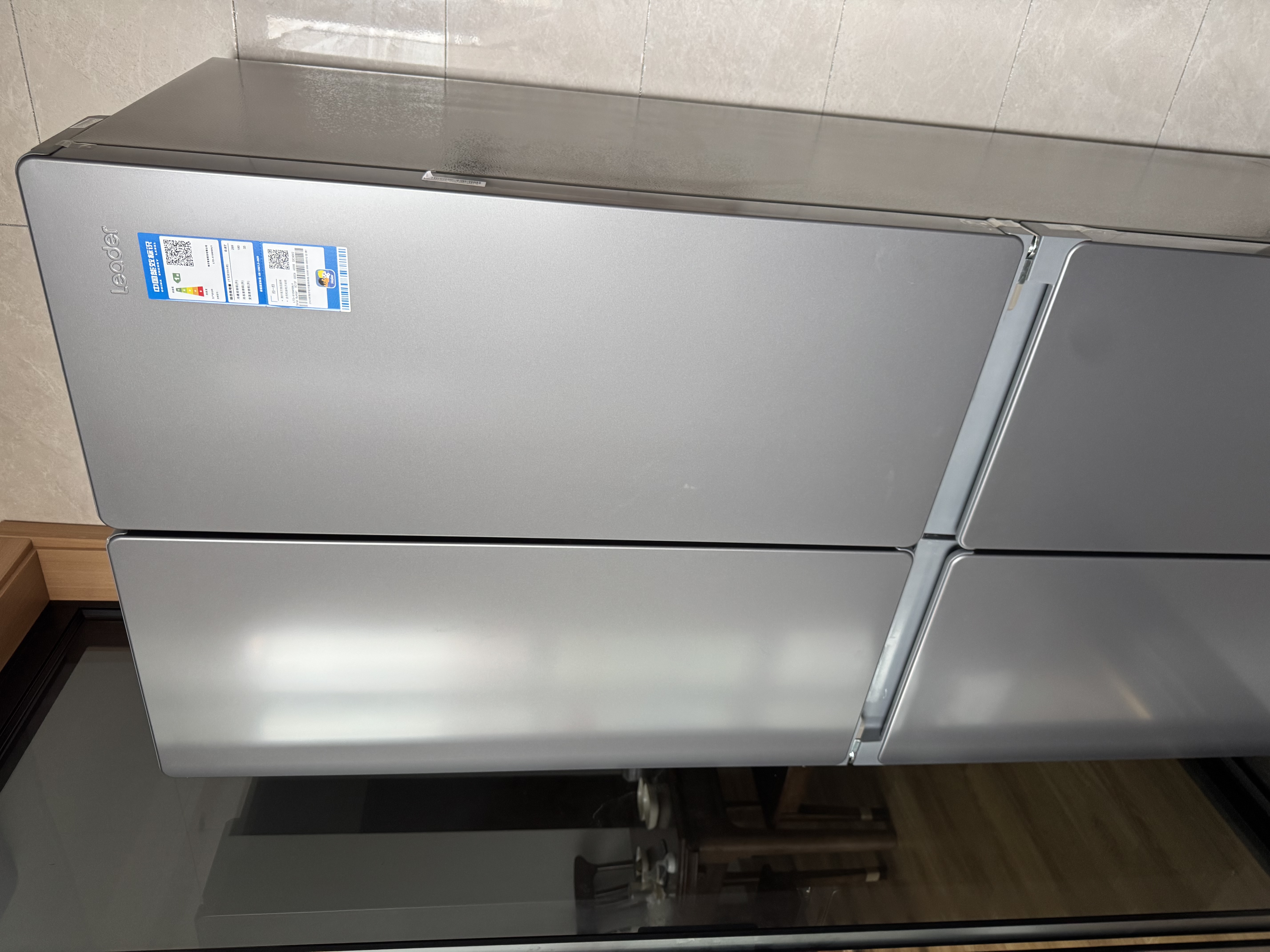 海尔（Haier）冰箱出品统帅懒人510系列502L十字四开门家用电冰箱超薄双净化大容量LTD-510WS9U1国家补贴 实拍图