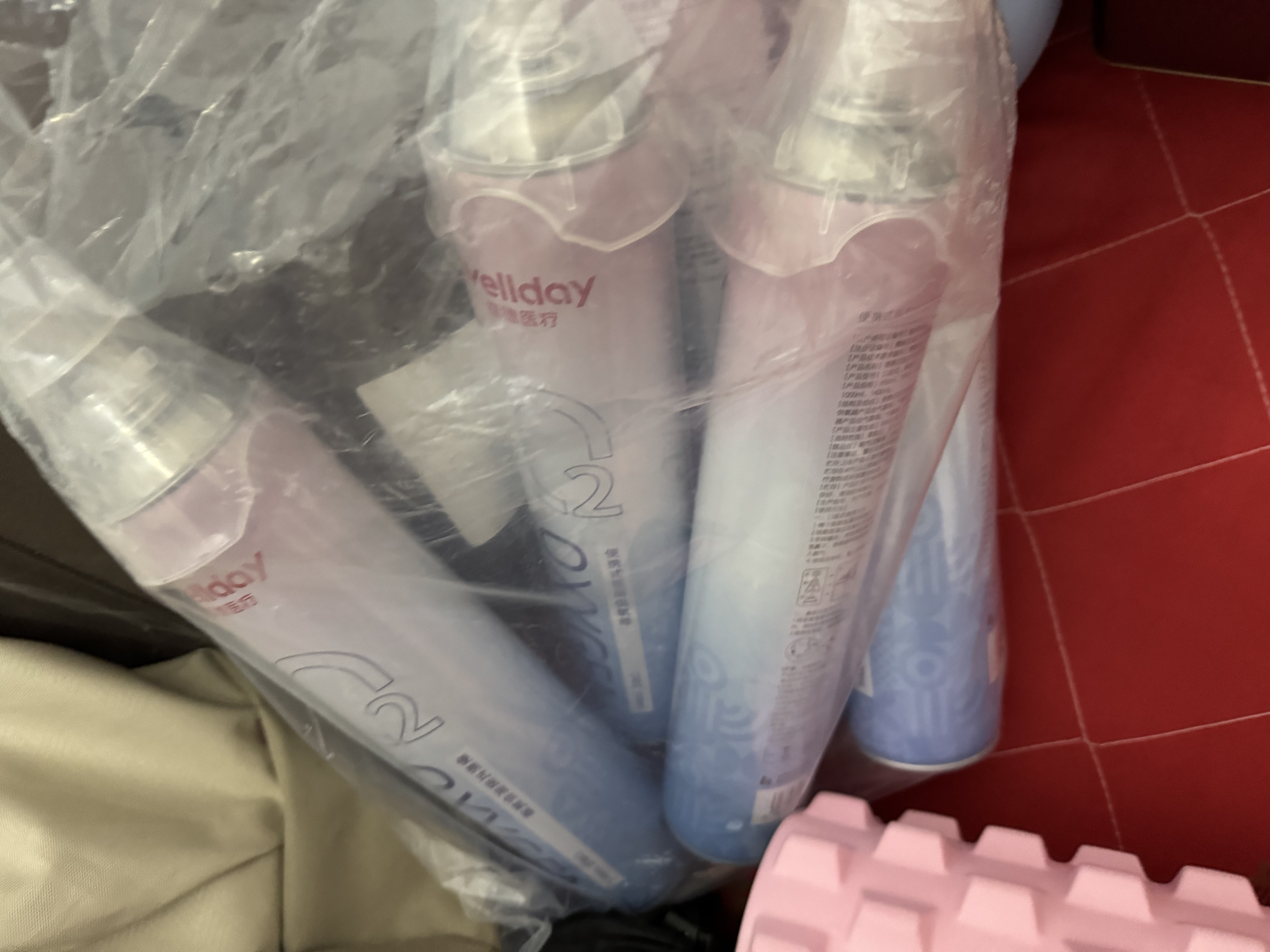 维德（WELLDAY）氧气瓶便携供氧器孕妇老人便携吸氧瓶高原旅游应急氧气罐1000ml*8 实拍图