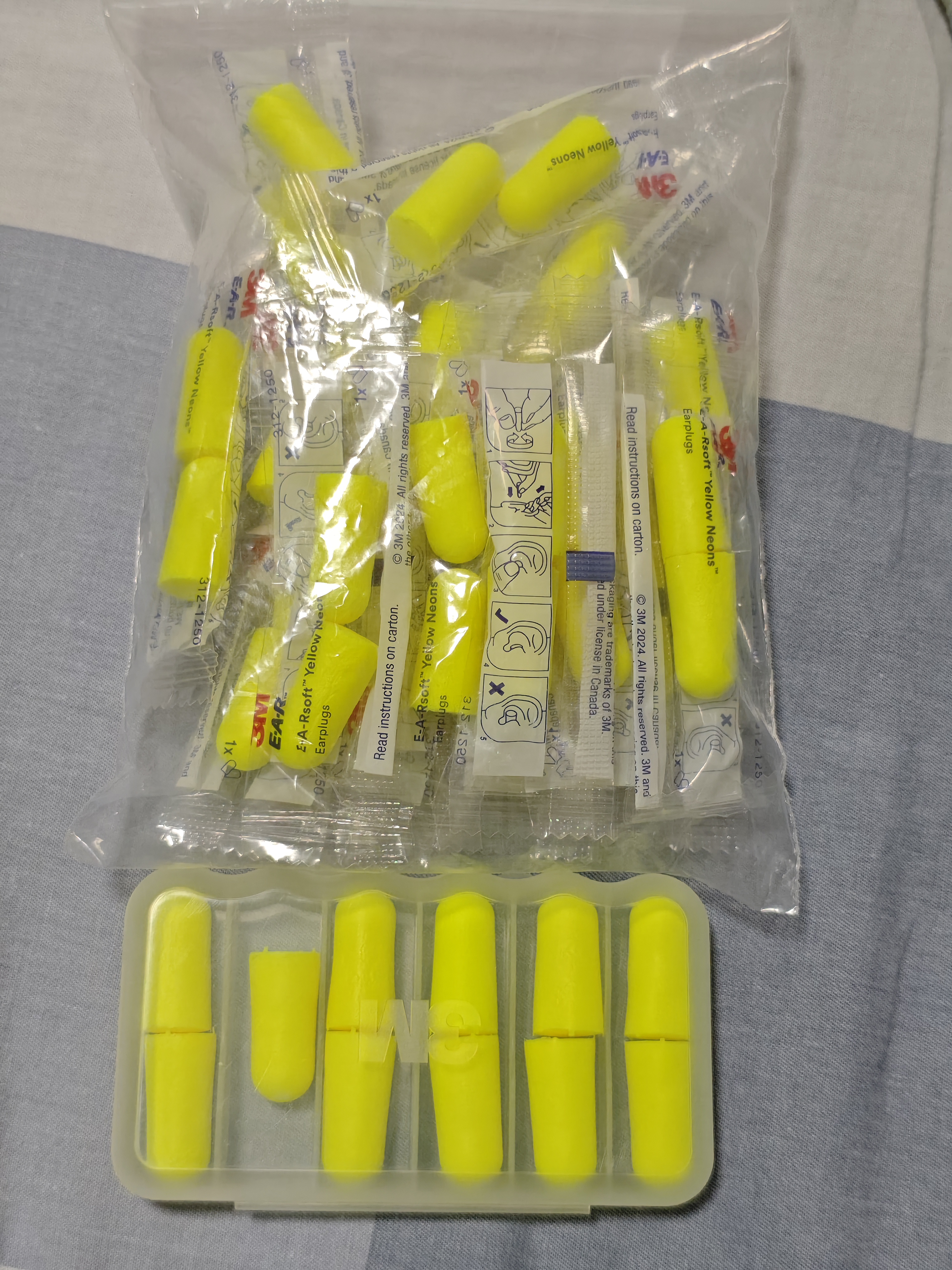 3M312-1250防噪音睡眠耳塞隔音耳塞工作学习睡觉耳塞20副装 实拍图