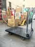 乐优佰易 小推车平板手拉车 90*60cm5寸TPR轻音耐磨承重900斤 装修搬家小拖车搬运车小拉车手拉货车折叠拖车 实拍图