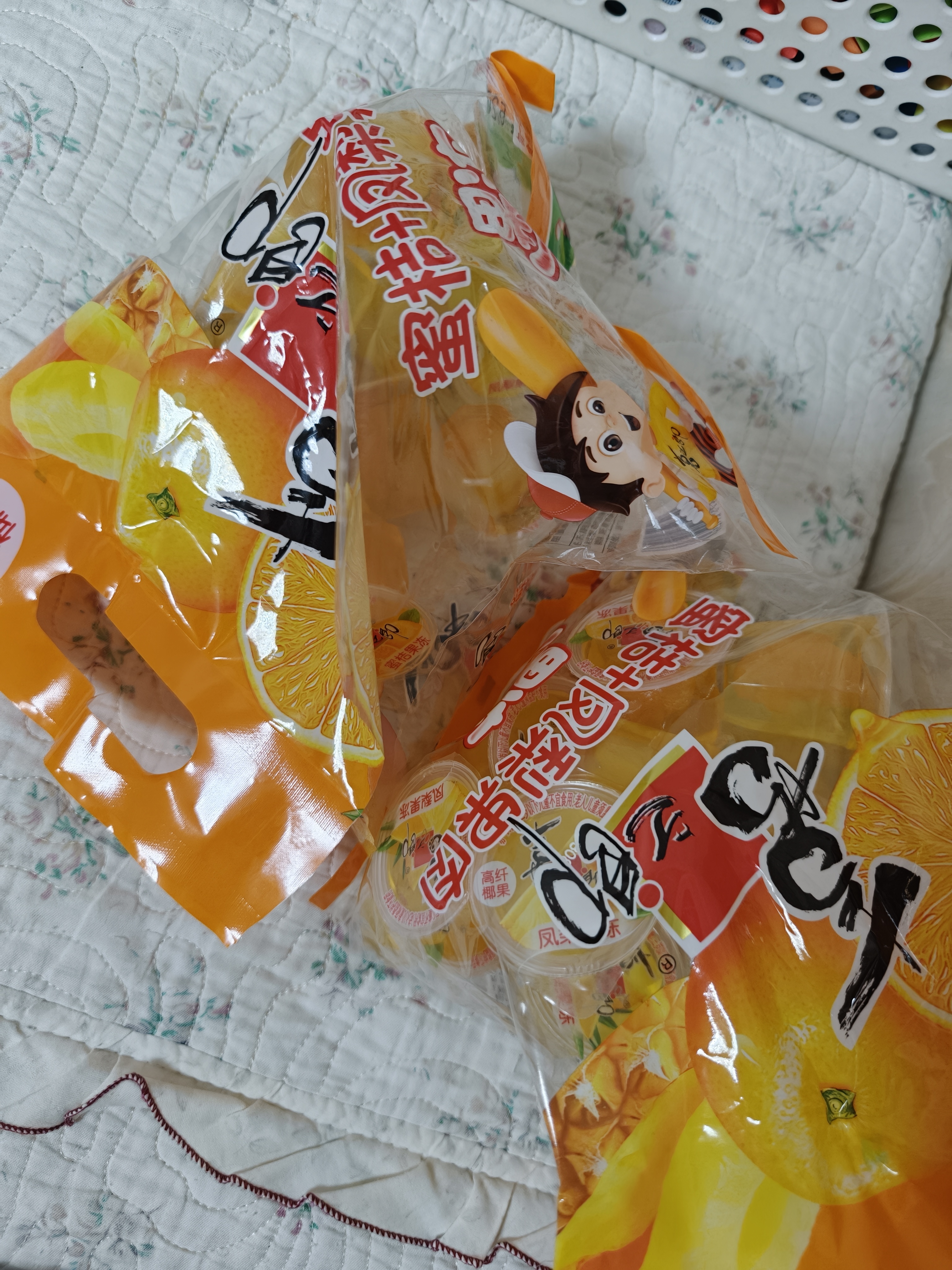 喜之郎蜜桔凤梨椰果果冻15杯共520g 休闲儿童解馋出游小零食下午茶 实拍图