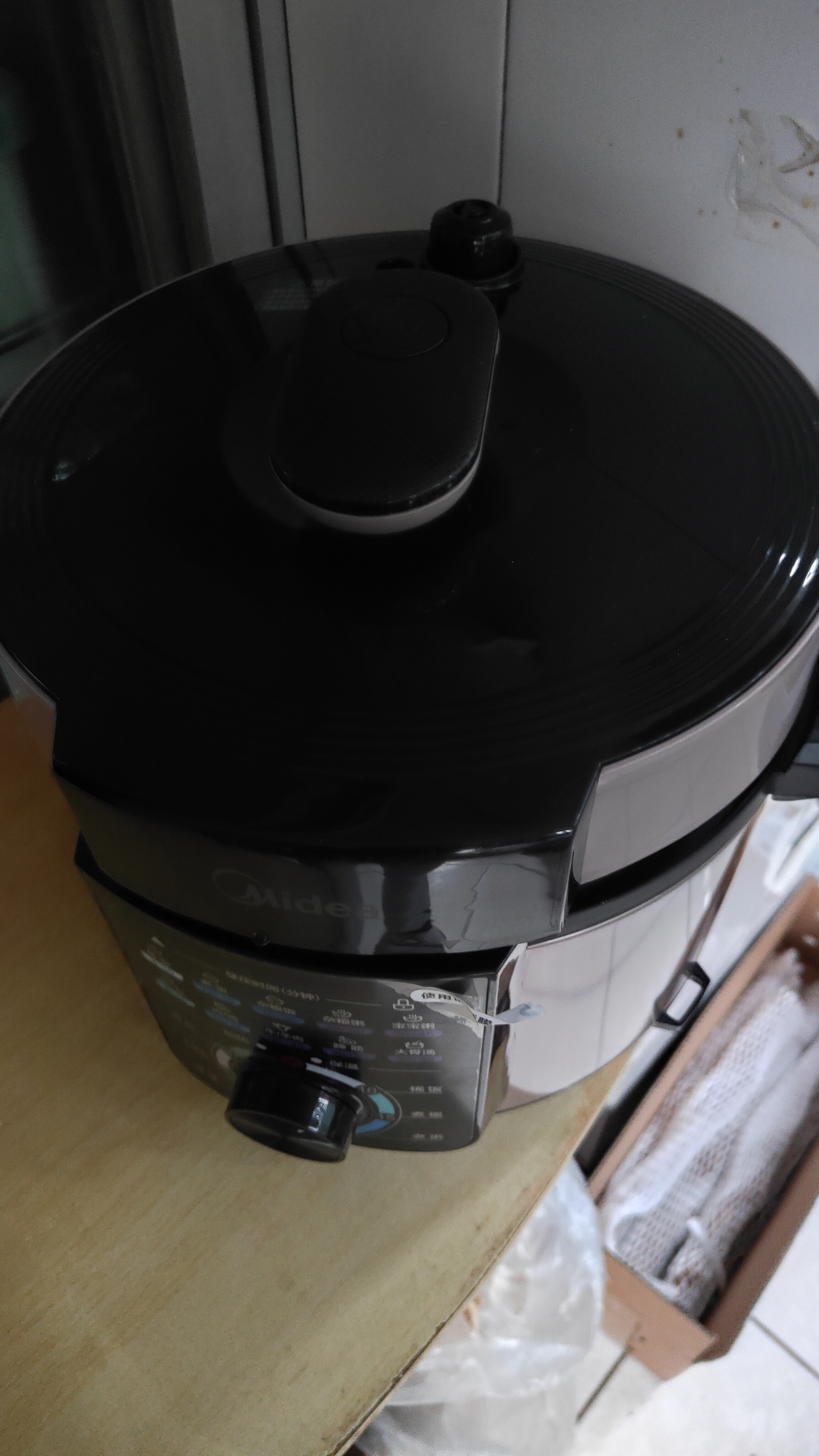 美的（Midea）电压力锅 电高压锅 家用压力锅双胆5L大容量 高压煮饭锅煲汤多功能一键排气电饭煲 5L 70kpa高压双胆 大旋钮操作 实拍图
