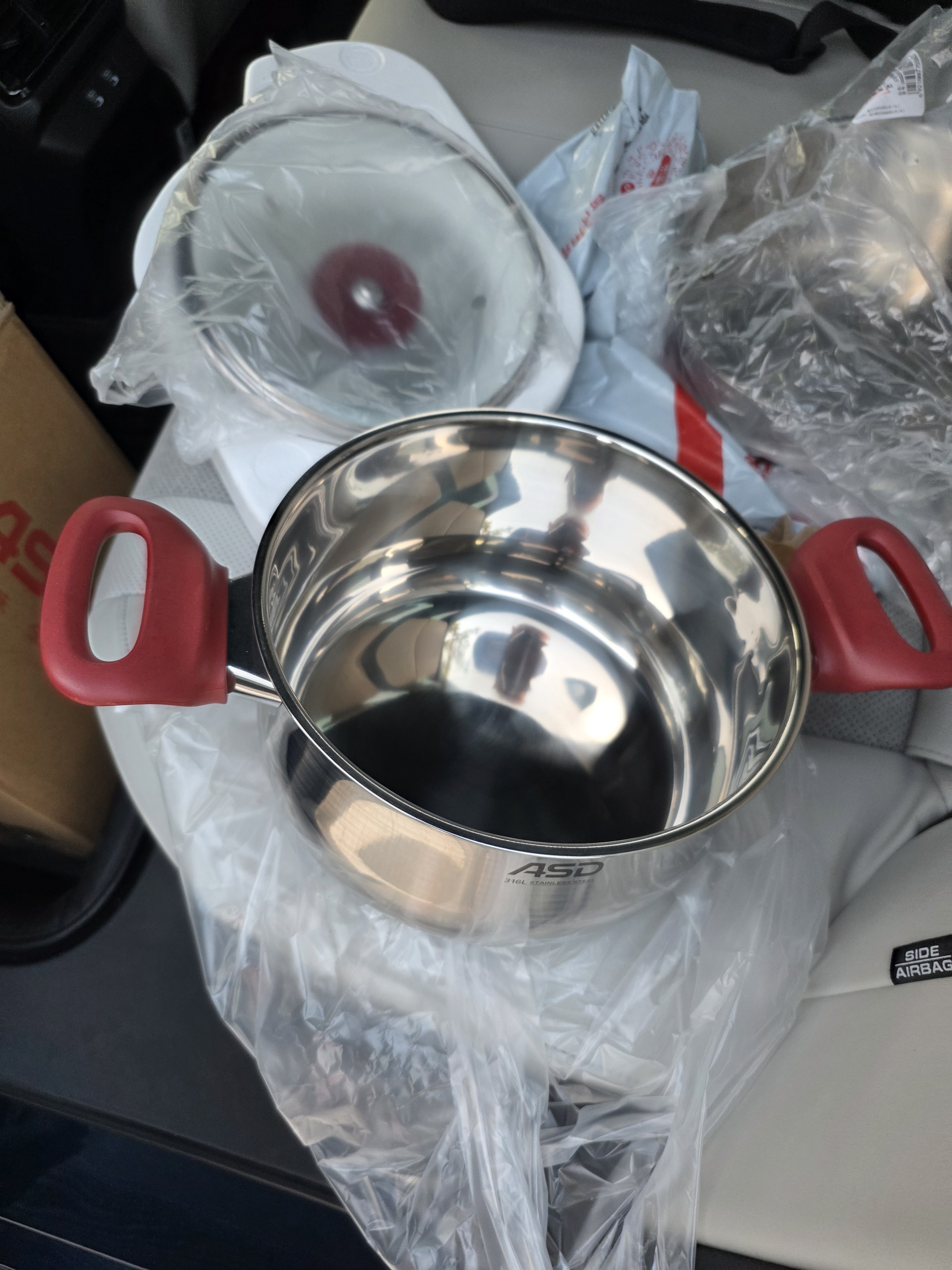 爱仕达（ASD）汤锅 316L食品级不锈钢蒸煮一体锅 20CM煮粥锅B5-Z 实拍图