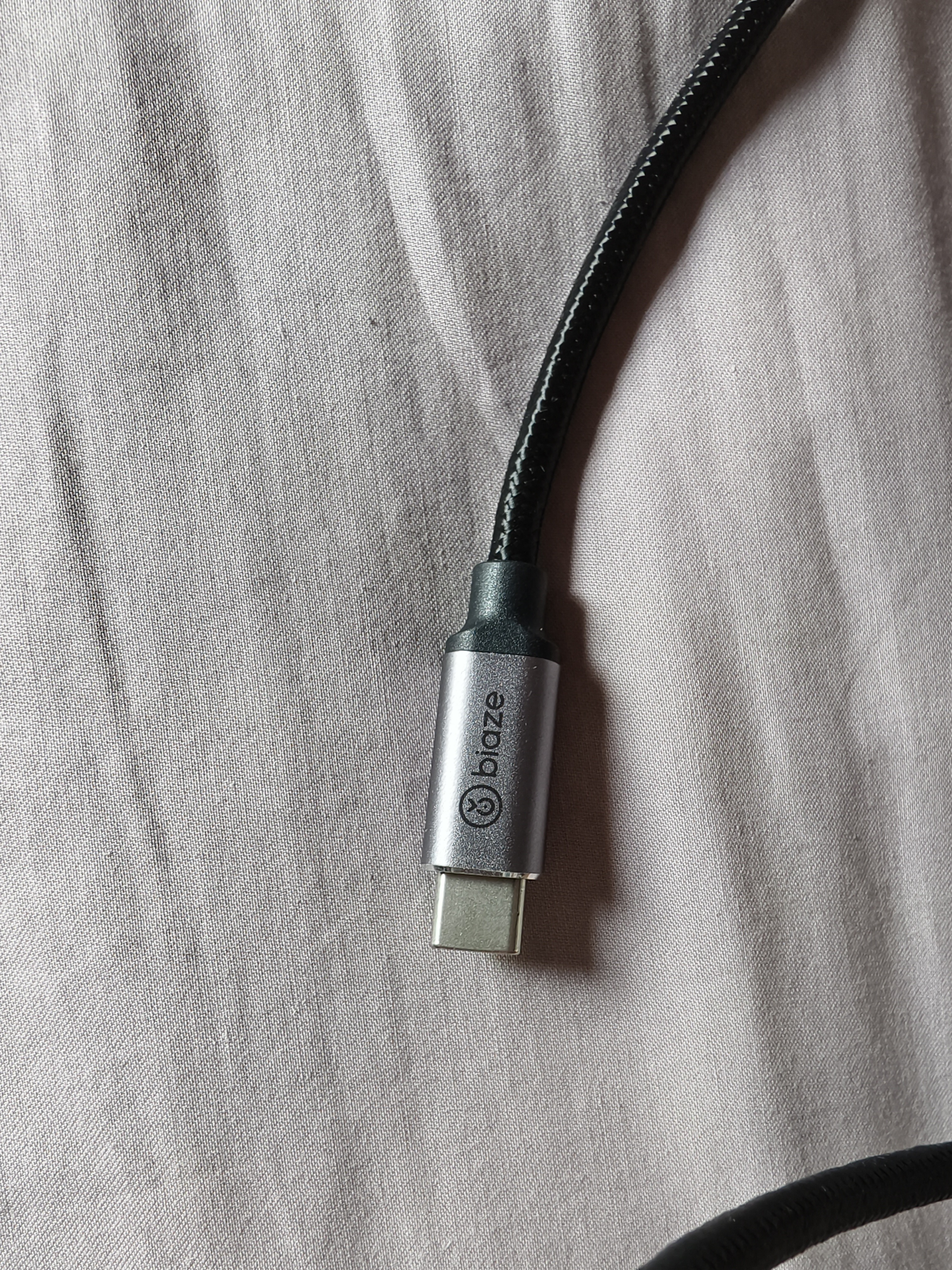 毕亚兹USB3.2转Typec数据线10Gbps移动硬盘传输车载充电线苹果iPhone18promax17/16/15华为小米手机1.5米 实拍图