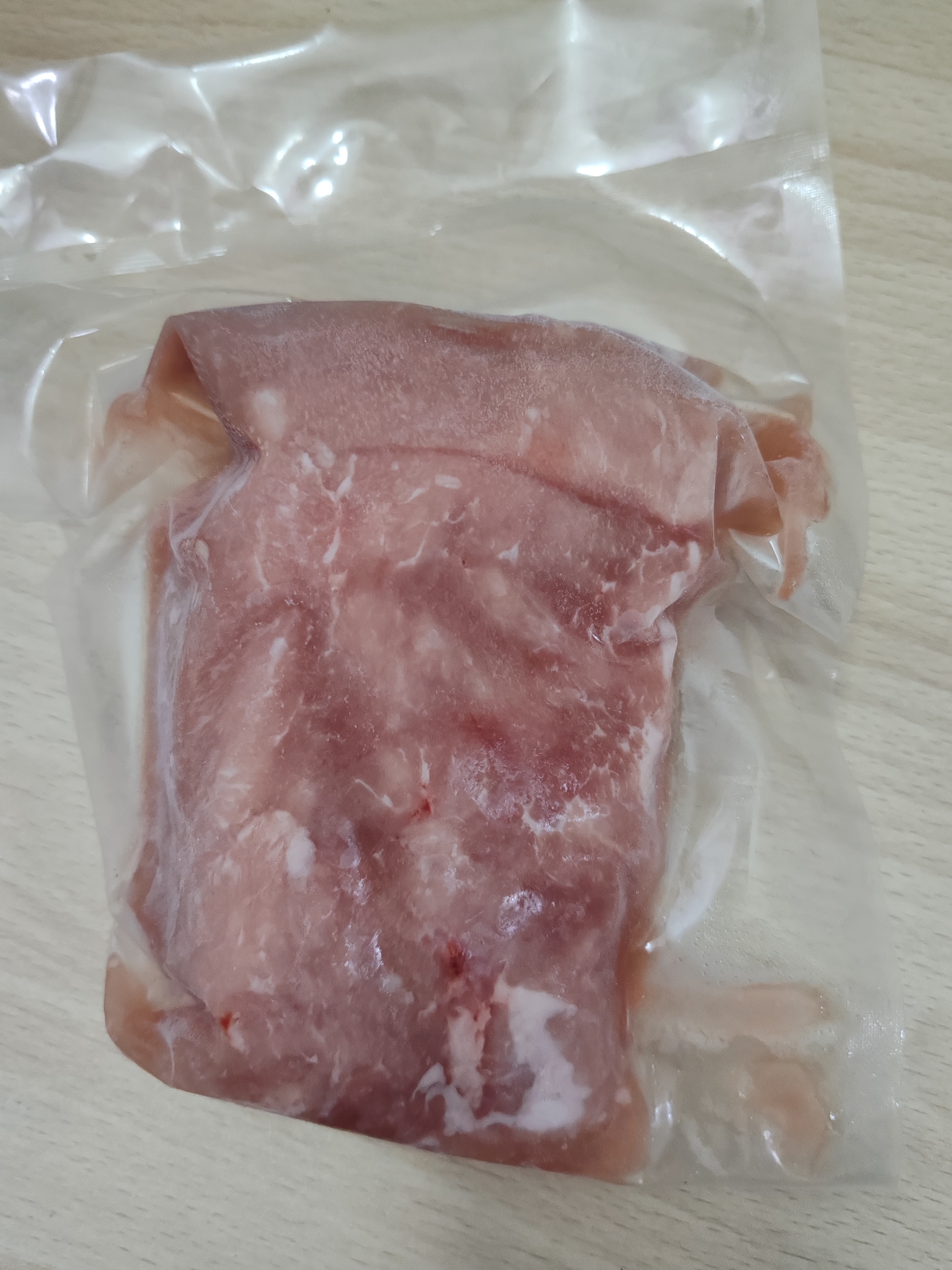 京东跑山猪有机黑猪肉里脊2斤（1斤*2小包）通脊糖醋里脊生鲜食材 实拍图