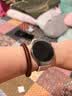 华为HUAWEI WATCH 5 42mm高端款烁金色904L不锈钢表壳星云杏素皮复合表带eSIM通话手表 实拍图